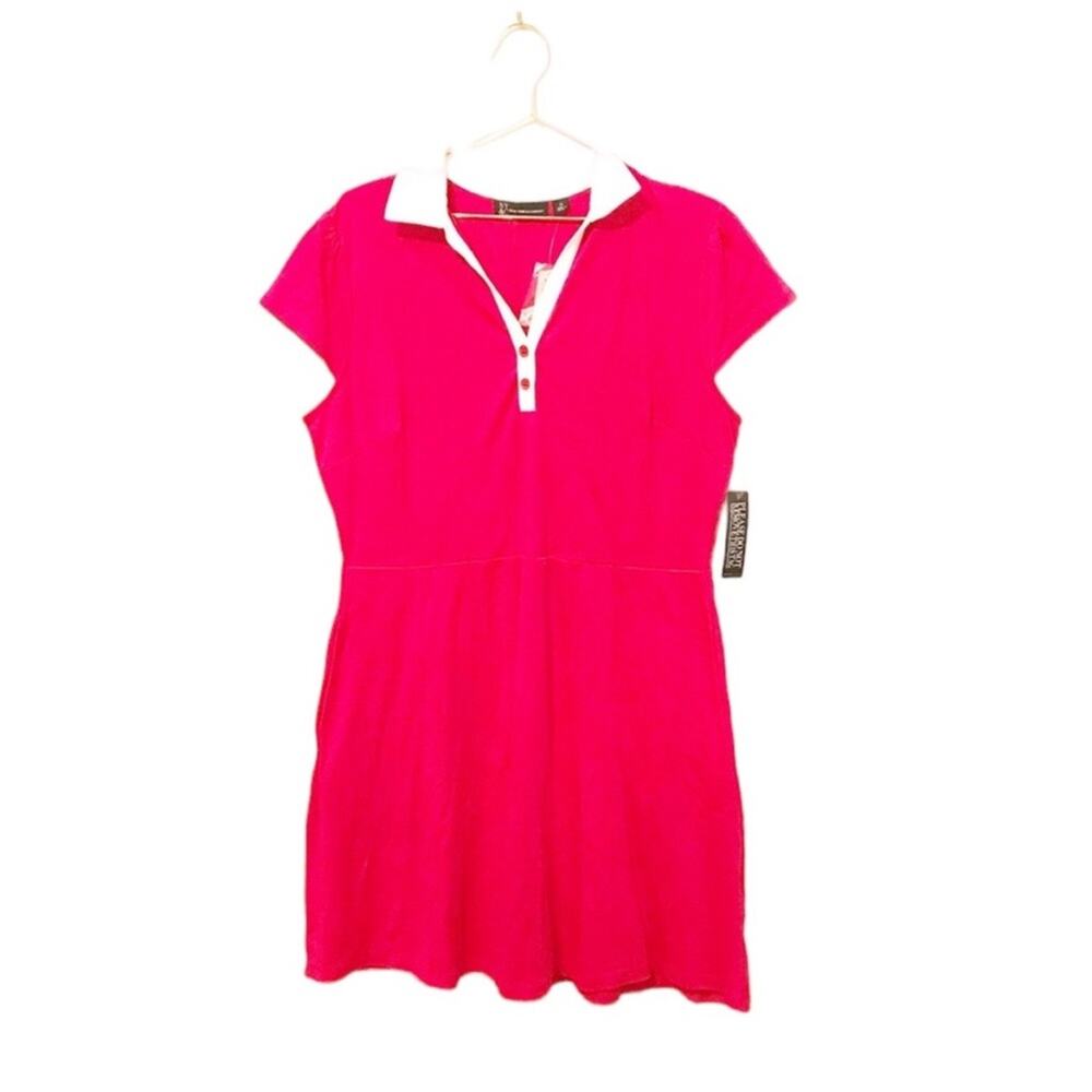 NY&CO Hot Pink Cotton Cap Sleeve Dress - Size XL - NWT